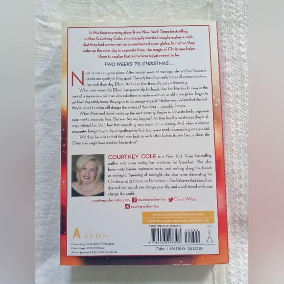 NWT "A WISH FOR CHRISTMAS" Paperback Book By Courtney Cole - Picture 2 of 7
